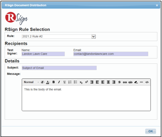 RSign integration With Zywave Partner Platform
